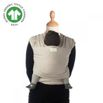 Écharpe porte-bébé en tricot - Slen Organic - White Pepper