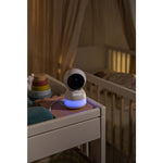 Béaba | Babyphone vidéo avec application et écran supplémentaire - Écoute Bébé Zen avec veilleuse - Blanc