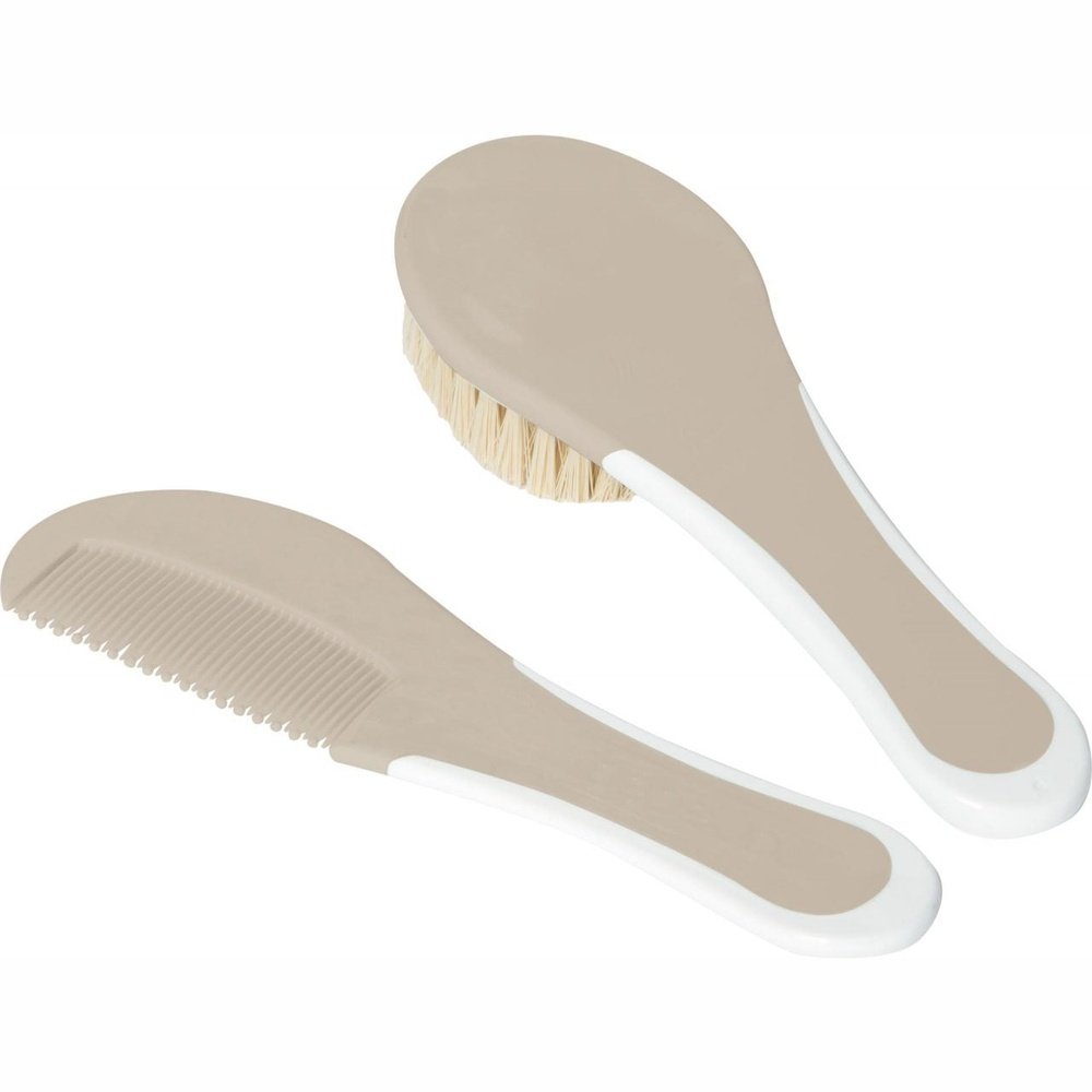 Brosse et peigne - taupe -