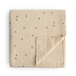 Mushie Swaddle - 120x120cm - petites abeilles