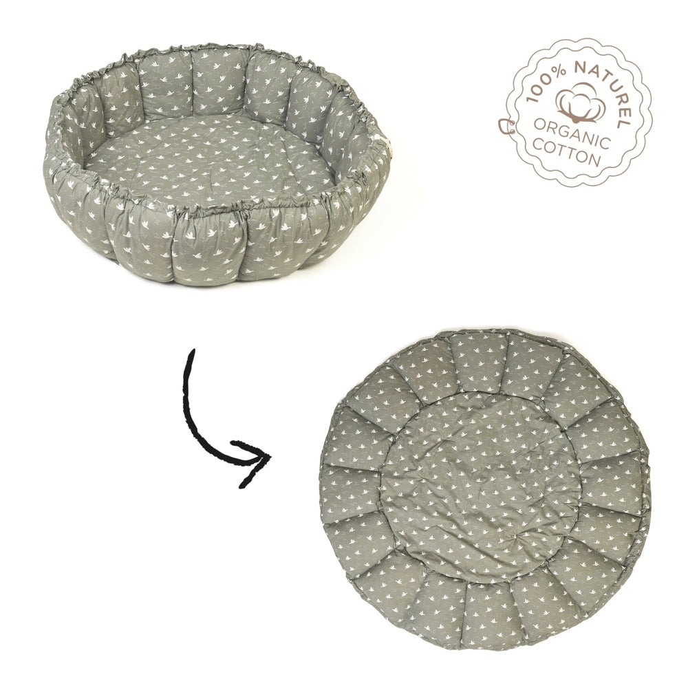 Play&Go Bloom tapis de jeu 3 en 1 Birds Organic