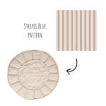 Play&Go Bloom Tapis de jeu 3-en-1 rayures bleues
