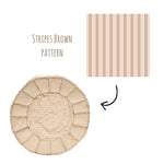 Tapis de jeu 3-en-1 Play&Go Bloom rayures marron