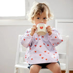 Gobelet d'apprentissage Lassig - Happy Rascals cœur lavande