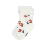 Lässig lot de 3 chaussettes en éponge GOTS - Cherry Peach