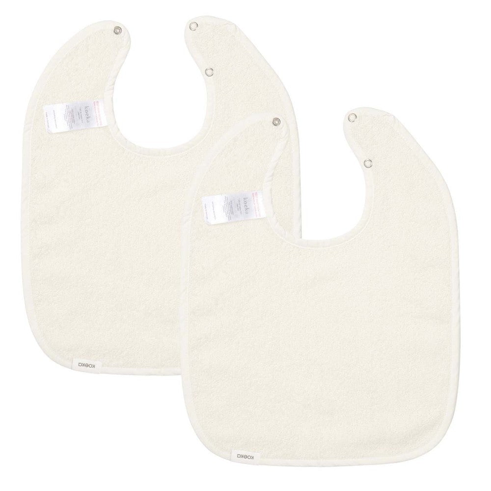 Bavoirs Koeka lot de 2 - Dijon Daily blanc chaud