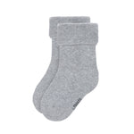 Lässig lot de 3 chaussettes en éponge GOTS - gris