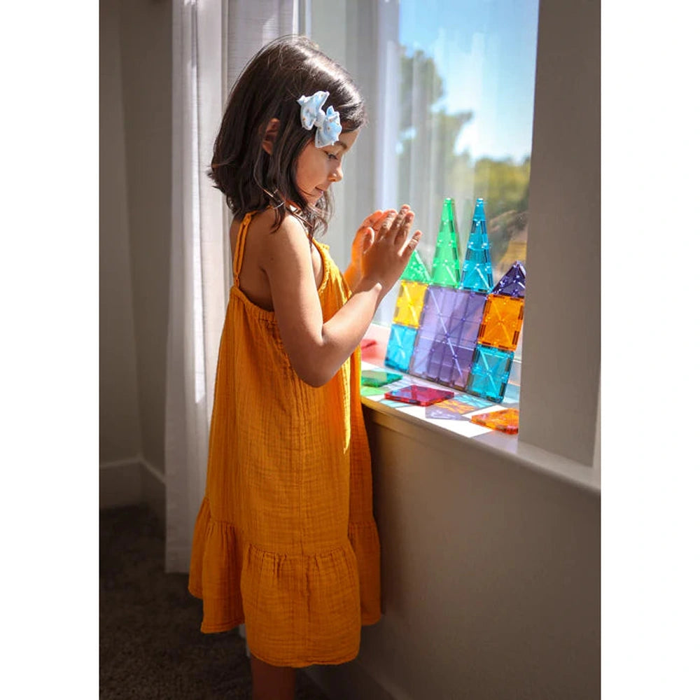 Magna-Tiles Couleurs transparentes | 32 pièces