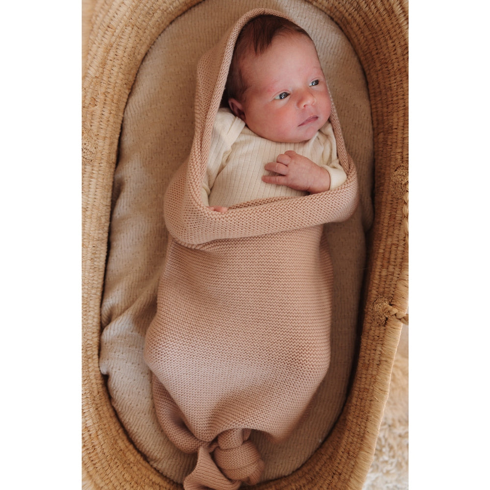 Cocoon blanc abricot
