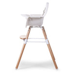 Evolu 2 - Naturel / Blanc 2-en-1 + support - Réglable en hauteur