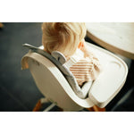 Coussin de chaise Evolu - gris avec oreilles d’ours