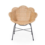 FLOWER chaise enfant en rotin