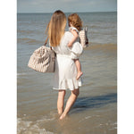 Sac à langer Mommy Bag - Rayures nude