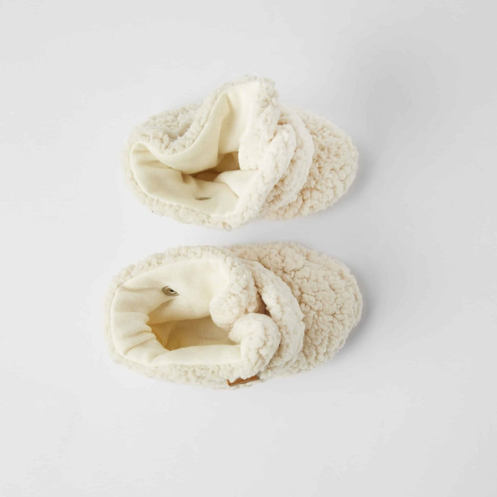 Cloby Chaussons bébé - Blanc cassé
