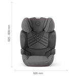 Cybex Solution T I-Fix Plus 4-12 ans - Gris Mirage