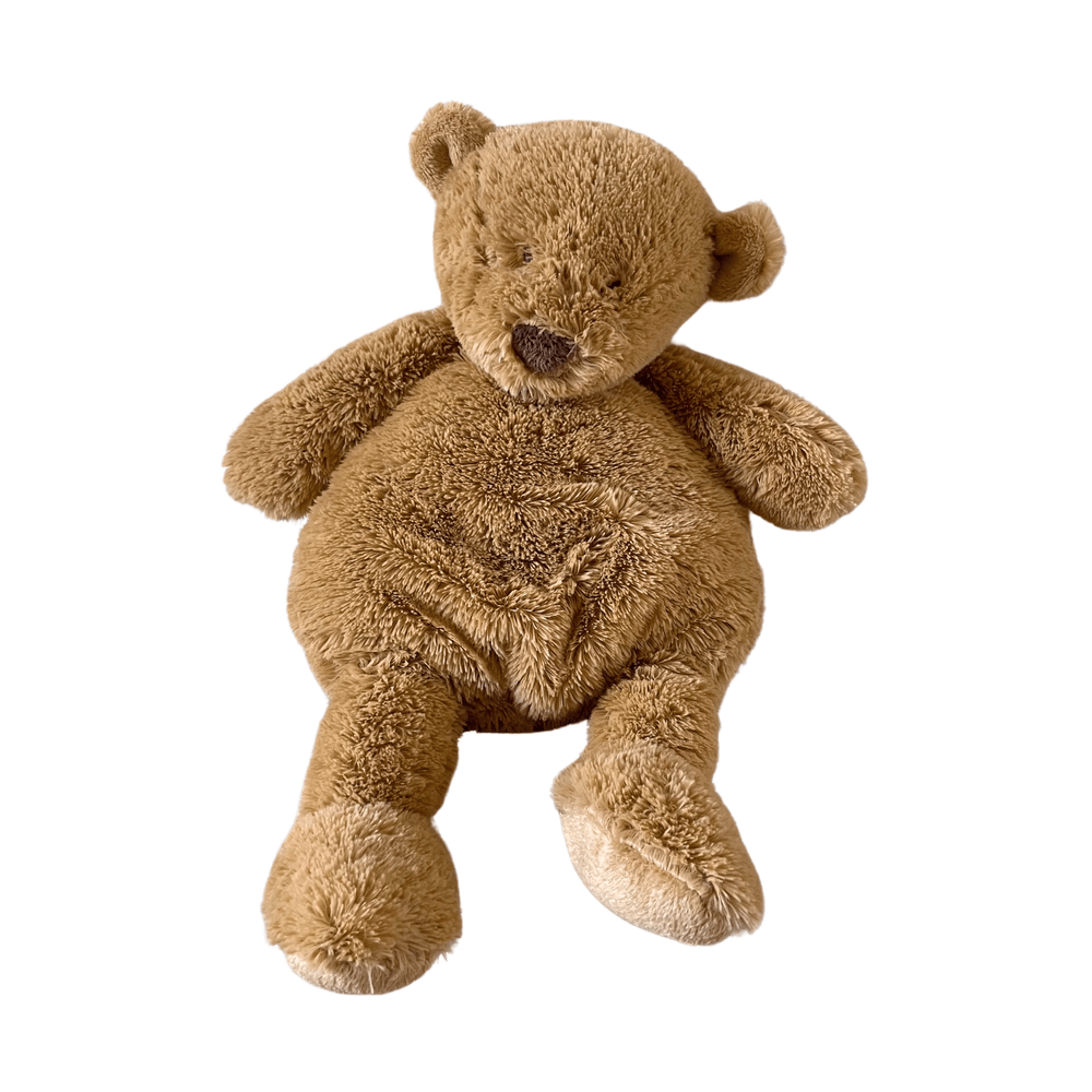 Dimpel Noann 25 cm assis - Amande | ours en peluche Dimpel