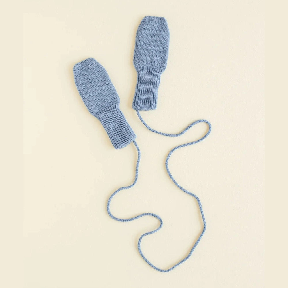 Moufles Hvid bleu clair 6m - 2j