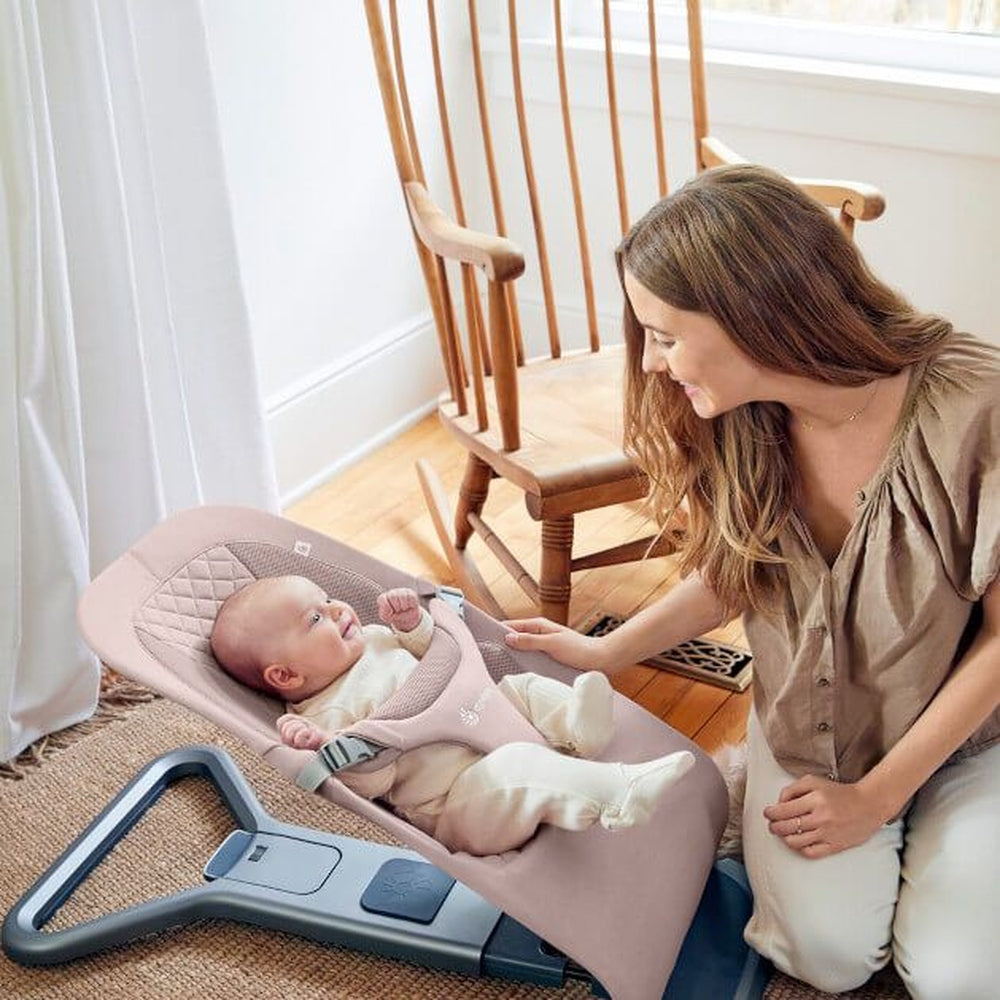 Ergobaby 3-en-1 Evolve Bouncer - Transat Blush Pink