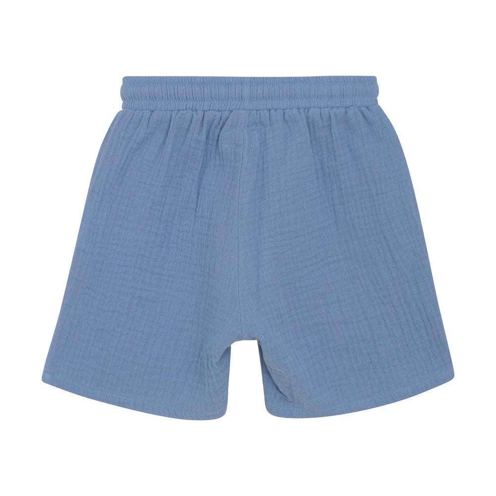Huttelihut Short en mousseline - bleu