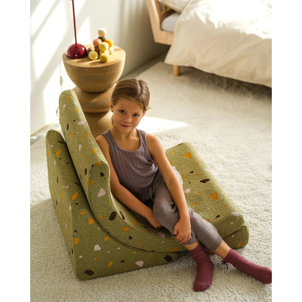 Wigiwama Fauteuil relax - Moon Chair - Terrazzo Moss