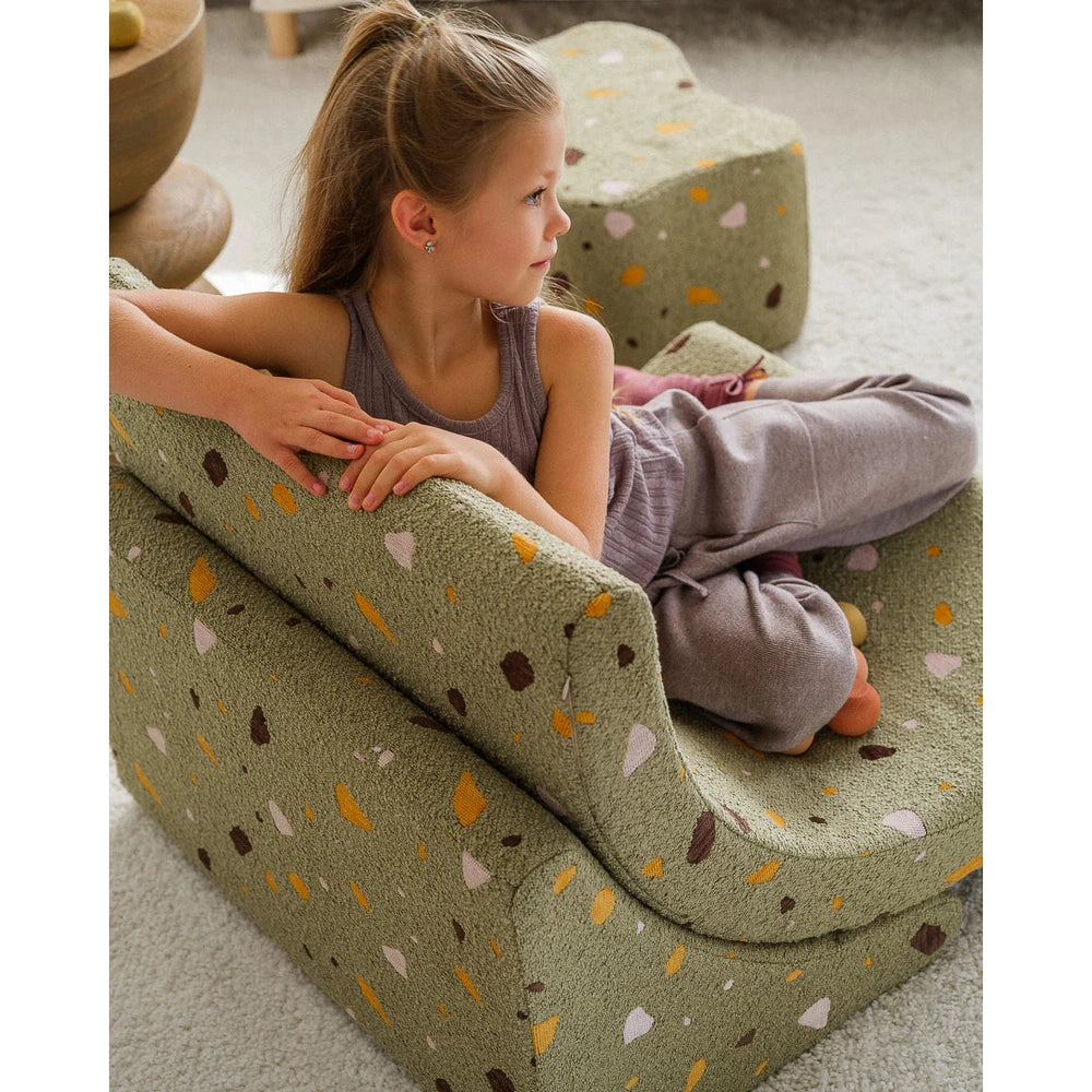 Wigiwama fauteuil - Moon Chair - Terrazzo Moss