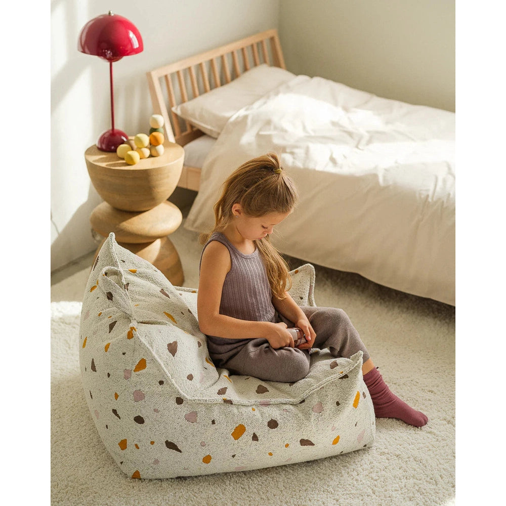 WigiWama fauteuil pouf - Terrazzo Marble