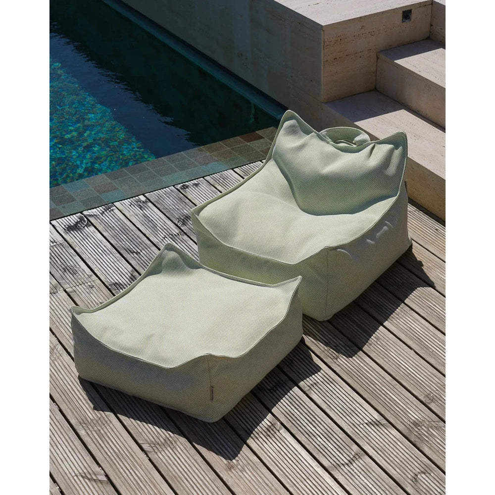 Wigiwama Pouf carré - Ottoman carré d’extérieur - Herba