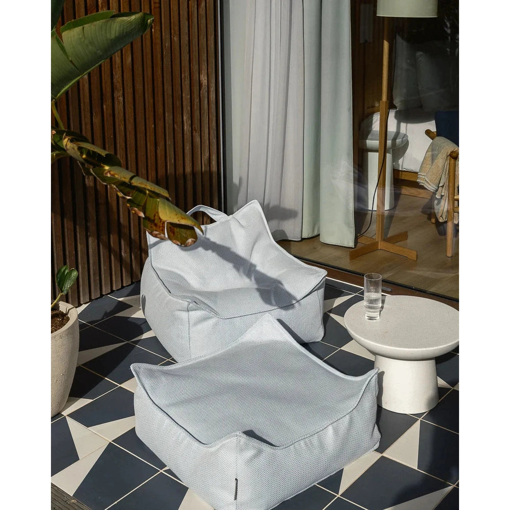 Wigiwama Pouf d’extérieur - fauteuil pouf outdoor - Azure