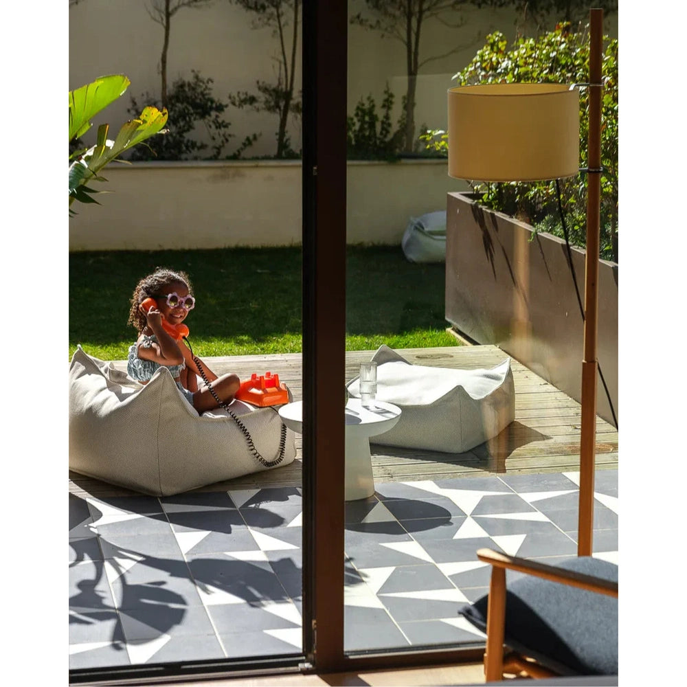 Wigiwama Pouf carré - Pouf carré d'extérieur - Terra