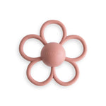 Anneau de dentition hochet Mushie Daisy - Rose poudré