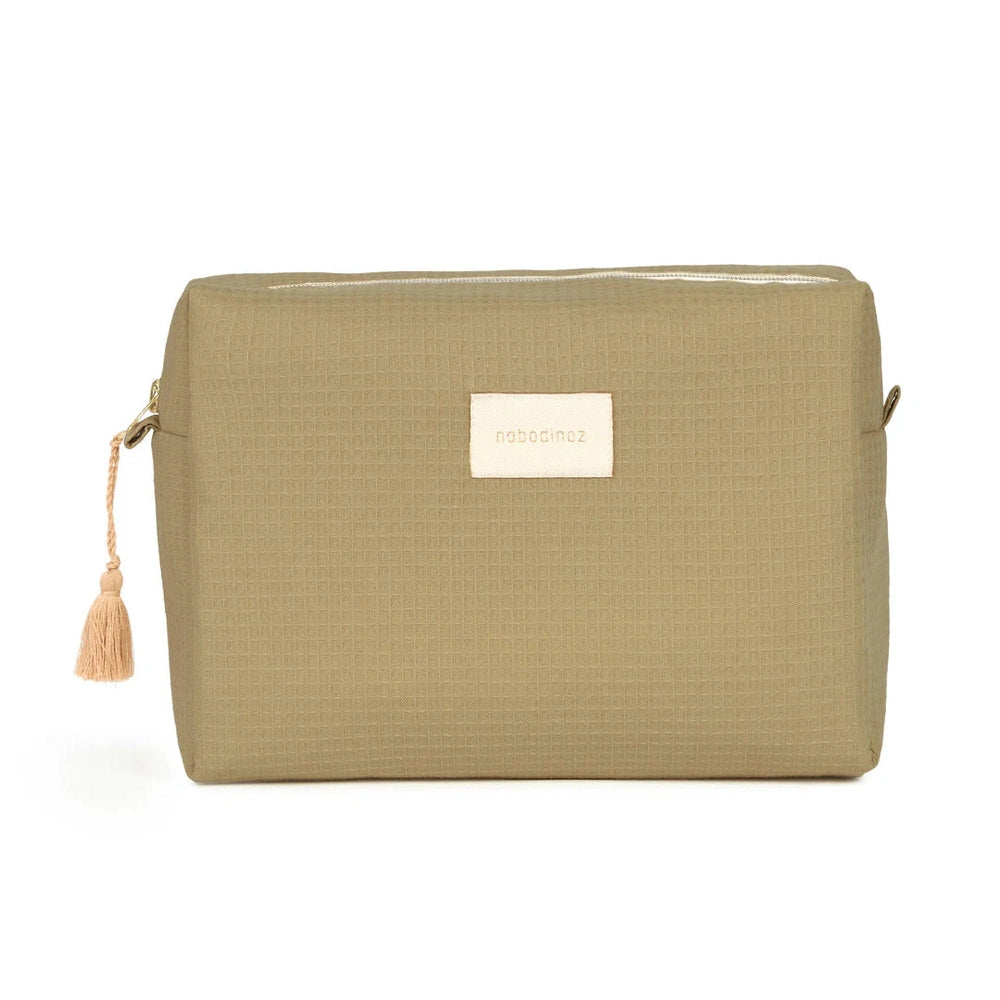 Nobodinoz Trousse de toilette Diva - vert olive