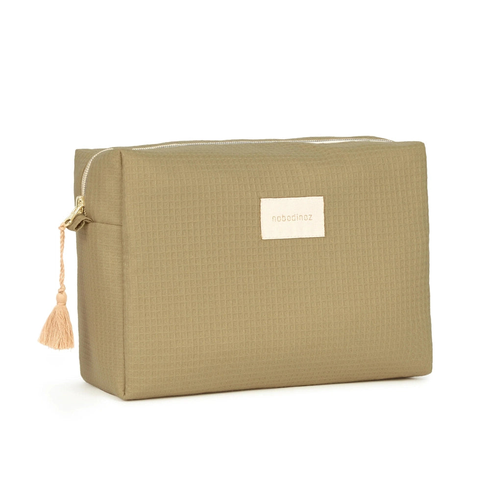 Nobodinoz trousse de toilette Diva - vert olive