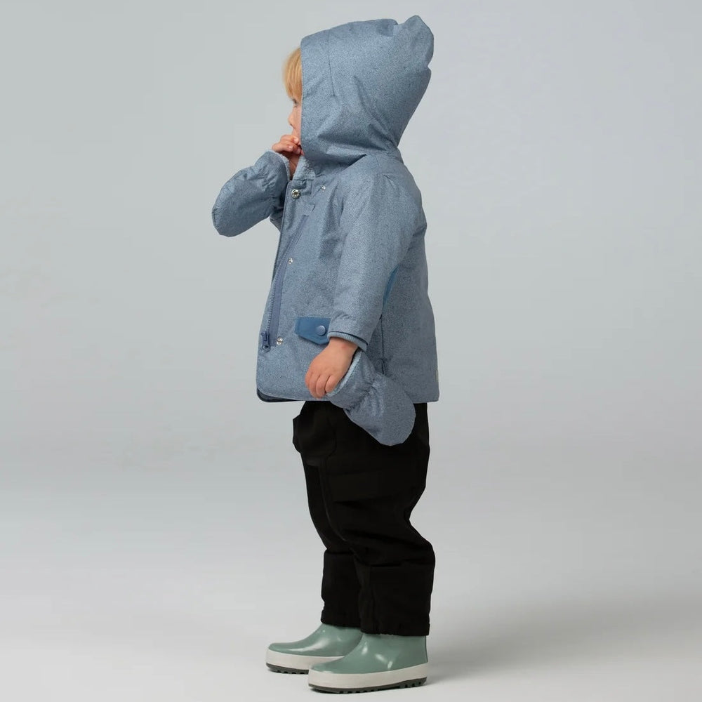 Ducksday Veste d'hiver bébé avec moufles amovibles - Joe