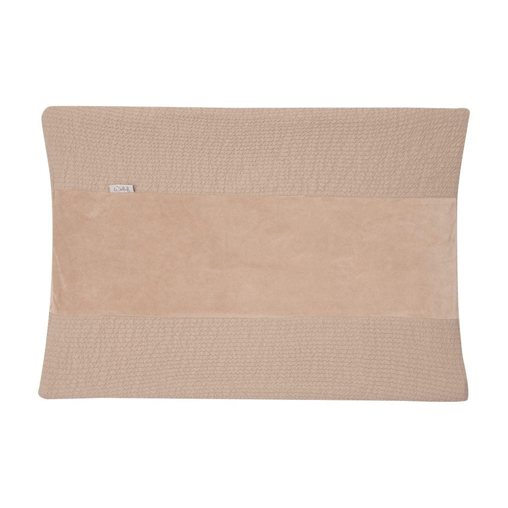 Housse de matelas à langer Waves taupe