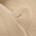 Huttelihut Chapeau d'été en mousseline avec oreilles d'ours - Beige
