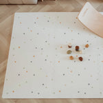 Play&Go Tapis de jeu puzzle - Eevaa 2-en-1 tapis puzzle/boîte de rangement - design carte du monde coloré