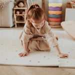 Play&Go Tapis de jeu puzzle - Eevaa Tapis puzzle/boîte de rangement 2 en 1 - design carte du monde coloré