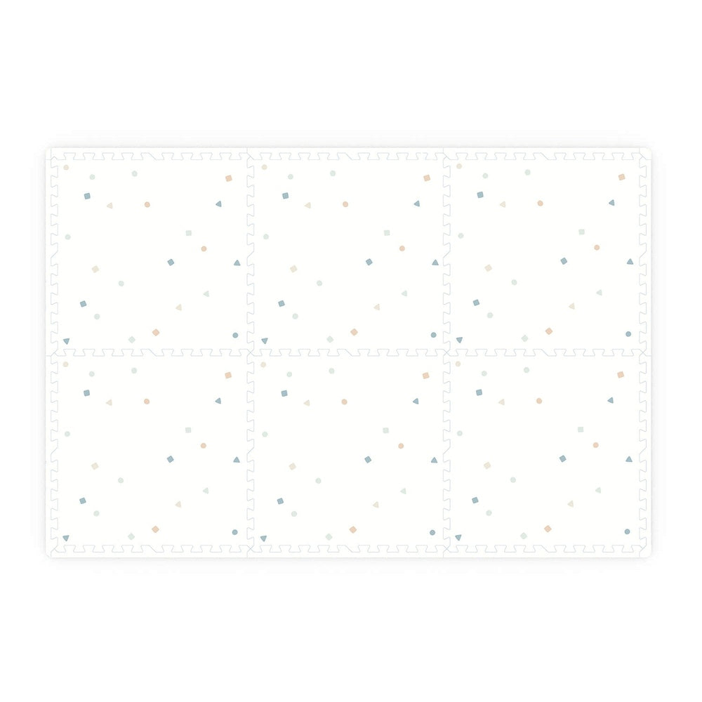 Tapis de jeu puzzle Play&Go - Eevaa 2 en 1 tapis puzzle/boîte de rangement - carte du monde design coloré