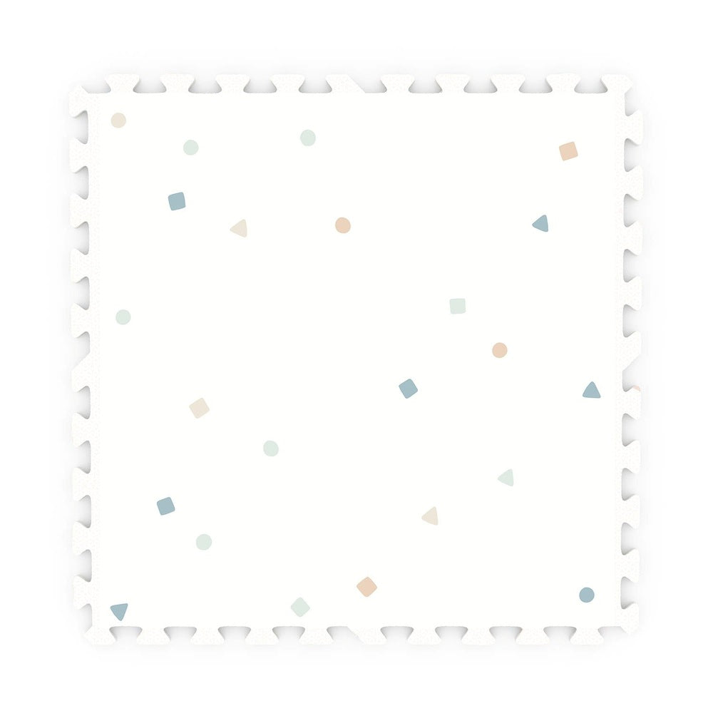 Play&Go Tapis de jeu puzzle - Eevaa 2-en-1 tapis puzzle/boîte de rangement - design carte du monde coloré