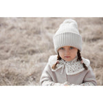 Elodie Details Bonnet en laine Creamy White blanc crème