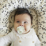 Elodie Details Tétine Binky Bloom en silicone 3+ mois - Blanc vanille
