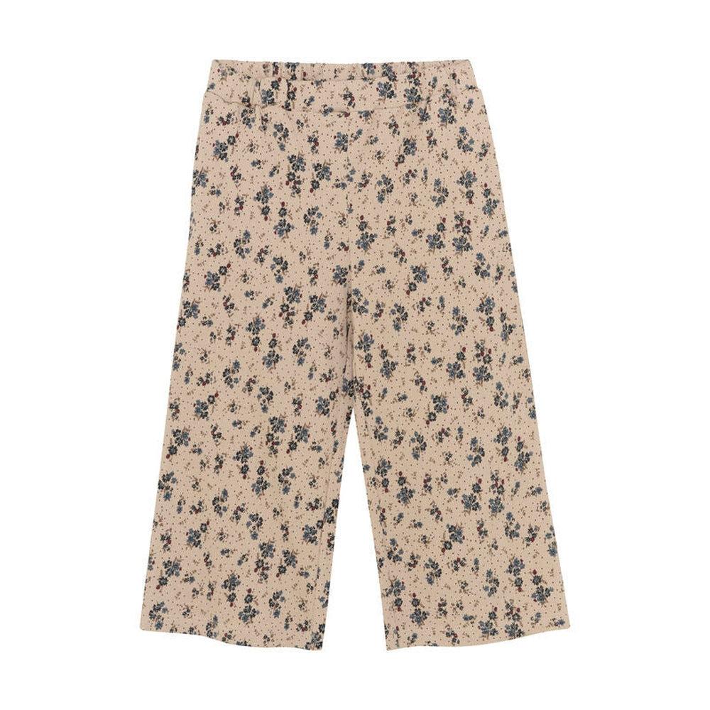 Pantalon En Fant - Fleurs/clair de lune