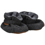 Chaussons en polaire à semelle souple - Gris