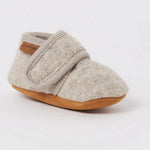En Fant Chaussons en laine - Sable chiné