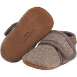 Chaussons en laine - Noyer -