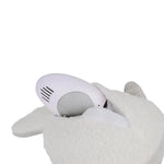 Doudou Hartslag Moby - Baleine - Gris