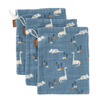 Gants de toilette - lot de 3 - Dino