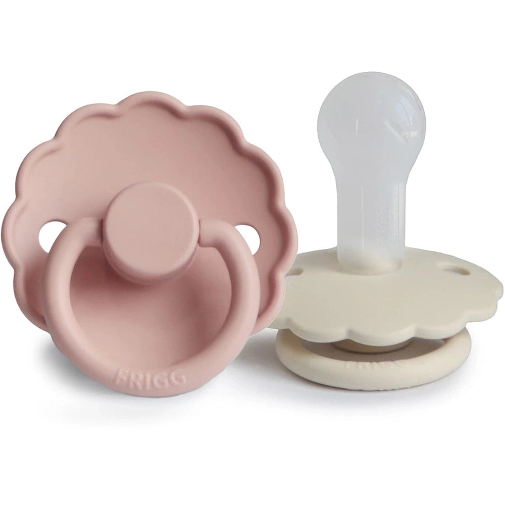Frigg lot de 2 Daisy - silicone - blush/crème T2