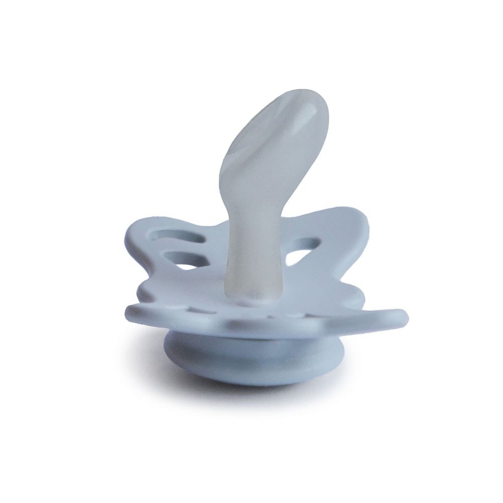 Papillon anatomique - silicone - bleu poudre T1