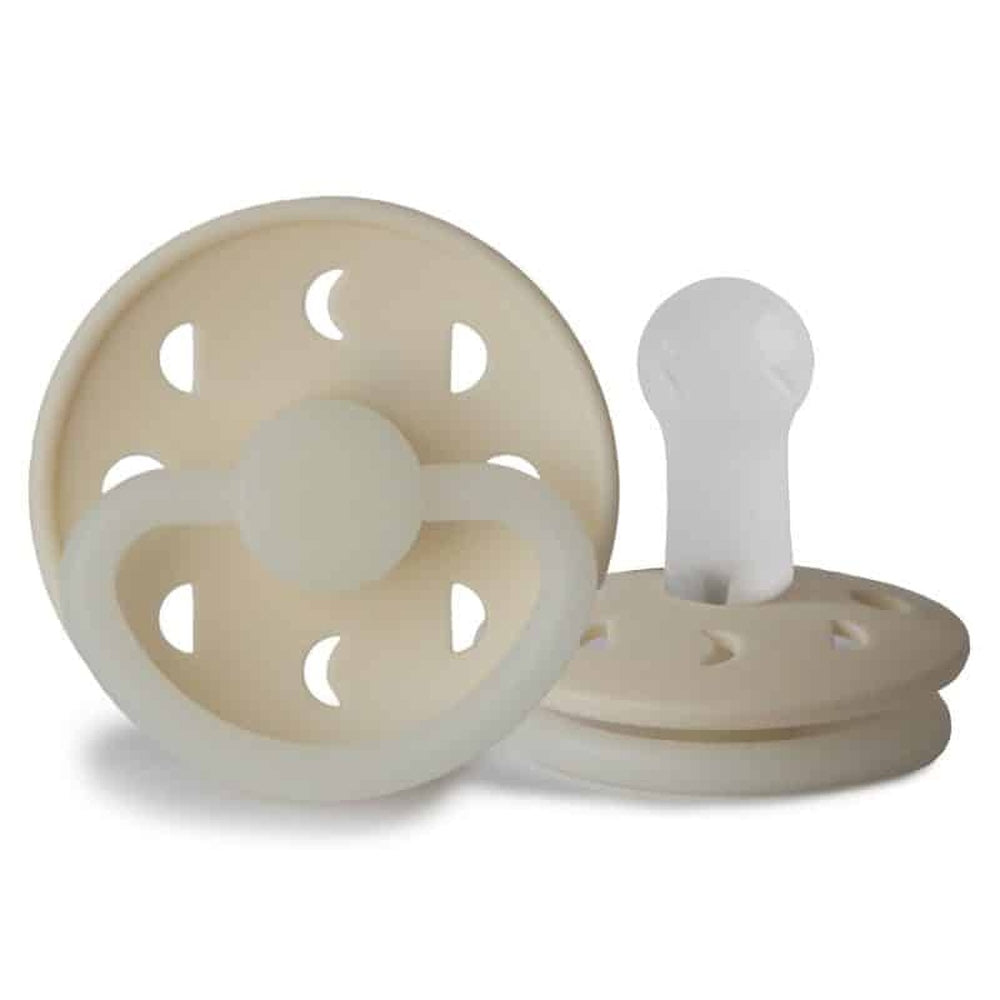 Frigg Tétine Moon Night - Silicone - Crème T1/T2